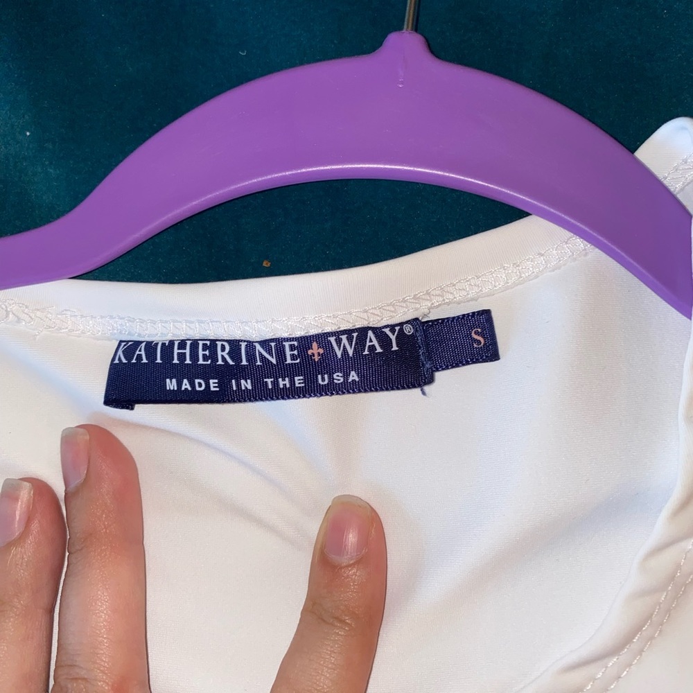 Katherine Way white long sleeve. NWT - Picture 2 of 9